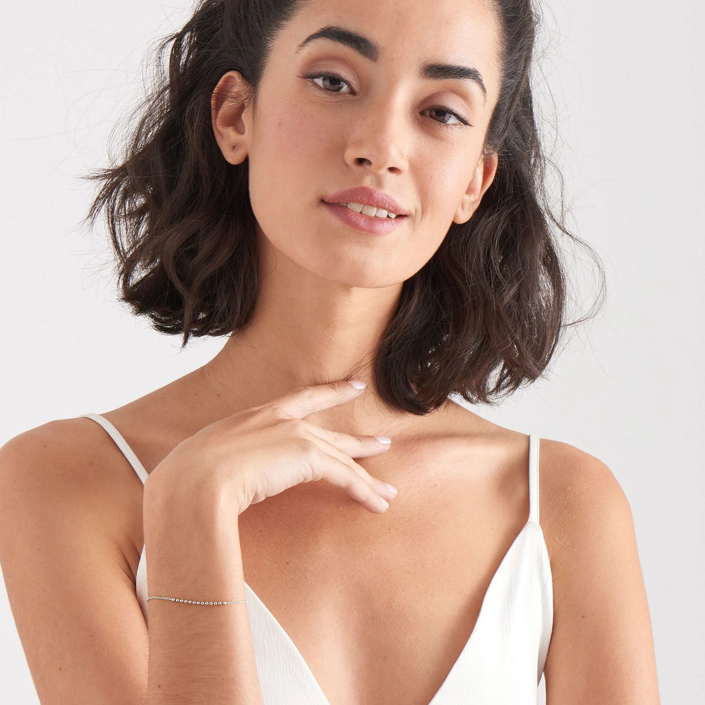 Silver Modern Multiple Balls Bracelet in Sterling Silver