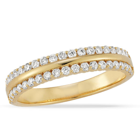 Grown Diamond Fashion Band in 14K Yellow Gold