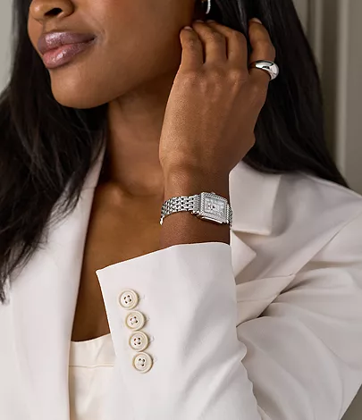 Deco Madison Mini Diamond Stainless Steel Watch by Michele Watches