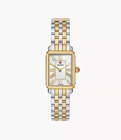 Deco Park Two-Tone 18K Gold-Plated Watch by Michele Watches