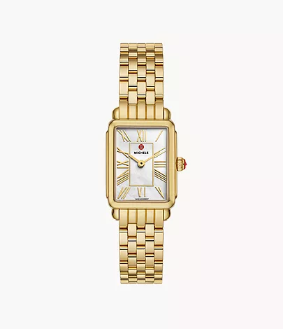 Deco Park 18K Gold-Plated Watch by Michele Watches