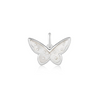 Silver Mother of Pearl Butterfly Charm