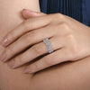 Pave Diamond Ring in 14K White Gold
