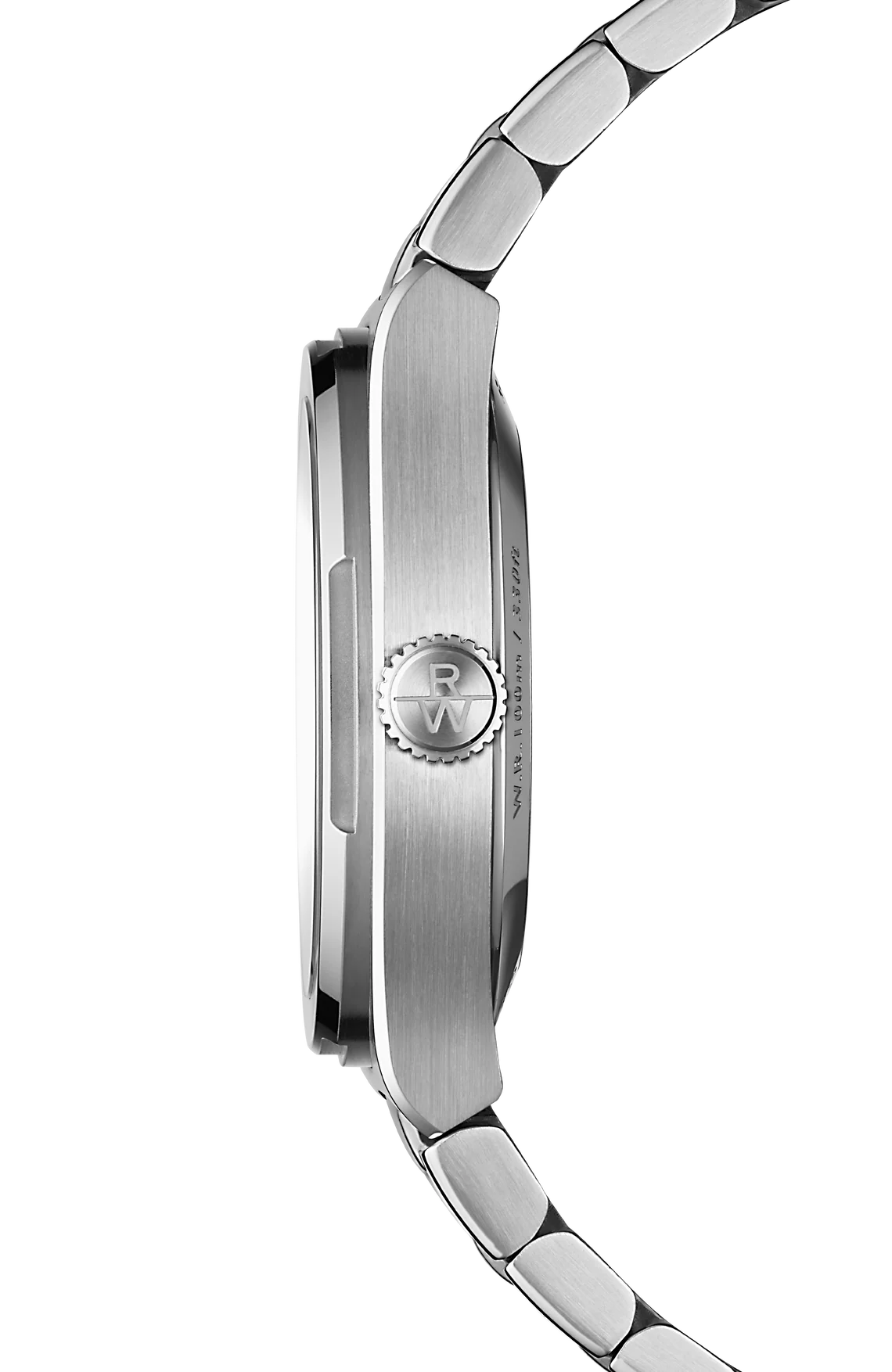 A.R.T Black Dial Watch in Stainless Steel