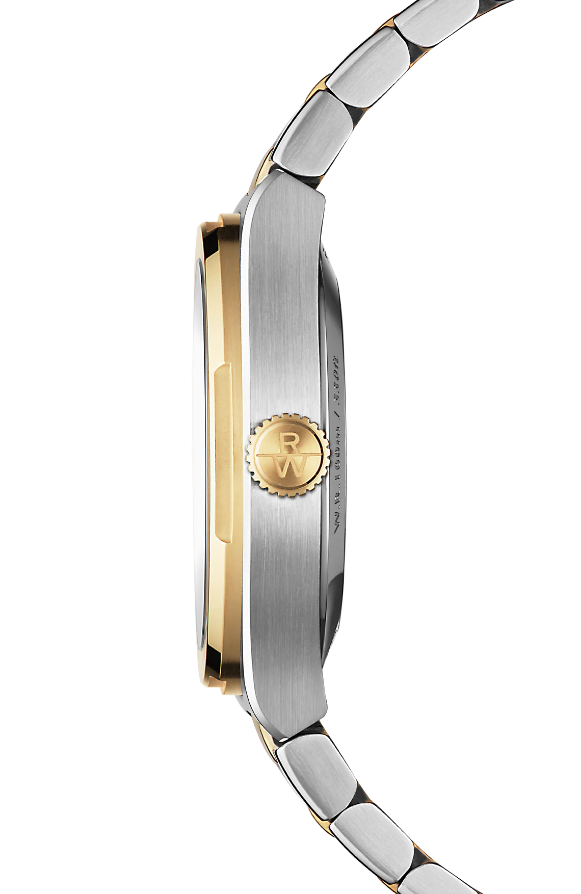A.R.T Blue Dial Watch in Two Tone Stainless Steel