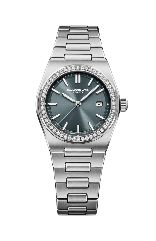 A.R.T Charcoal Diamond Watch in Stainless Steel