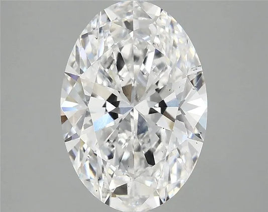 3.02ct Oval Lab Grown Diamond (Colour D, Clarity VS2, IGI Certified)