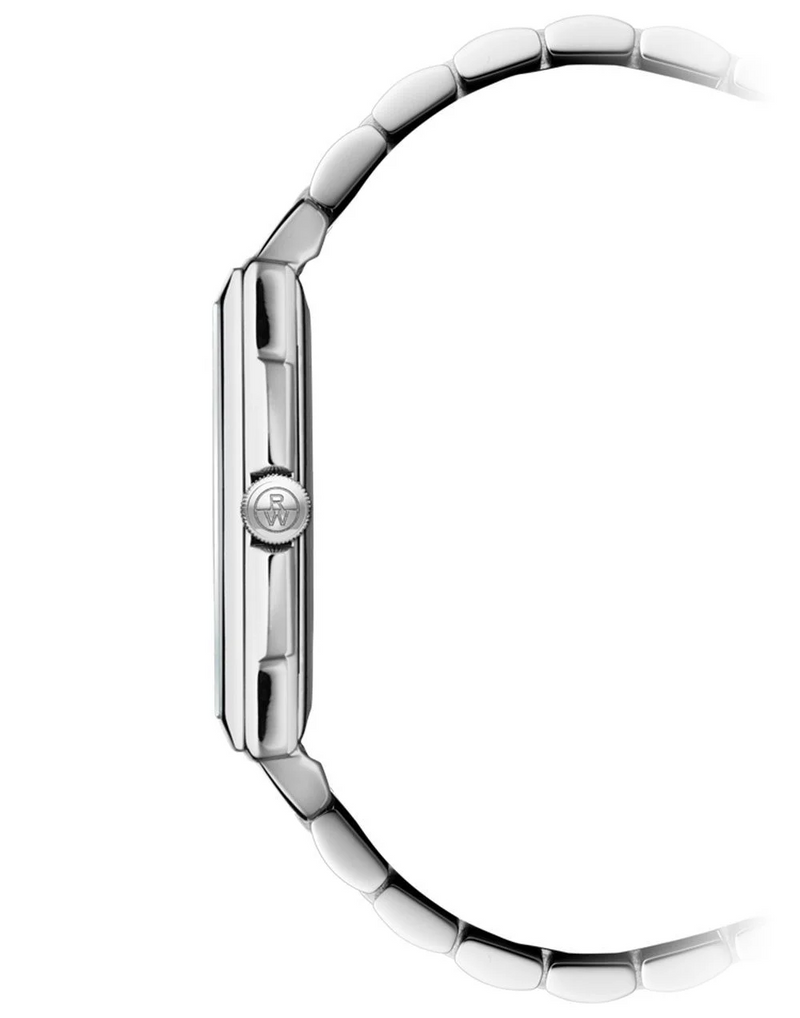 Toccata Men's Rectangular White Dial Bracelet Watch