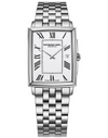 Toccata Men's Rectangular White Dial Bracelet Watch