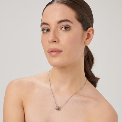 Multi-Ring Necklace in Stainless Steel