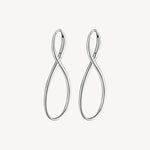 Infinity Earrings in Stainless Steel