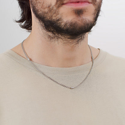 Chain Link Necklace in Stainless Steel