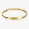 Bar Bracelet in Gold Plated Stainless Steel