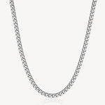 Open Curb Link Necklace in Stainless Steel