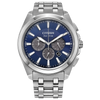 Blue Peyten Watch in Stainless Steel