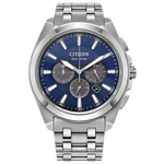 Blue Peyten Watch in Stainless Steel