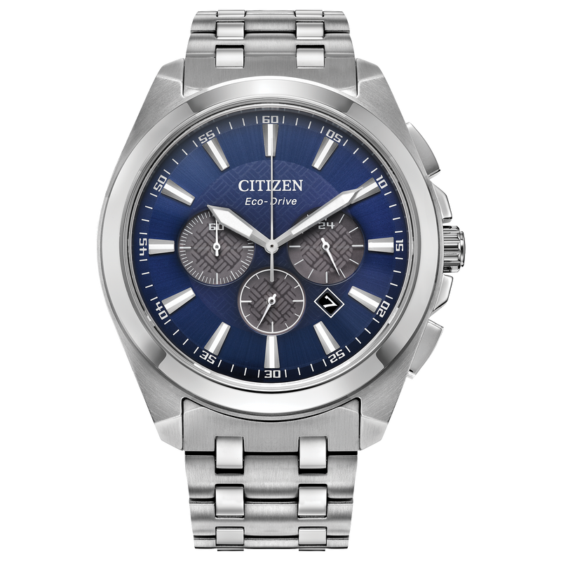 Blue Peyten Watch in Stainless Steel