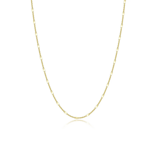 Stella Mirror Chain in Gold Plated Sterling Silver