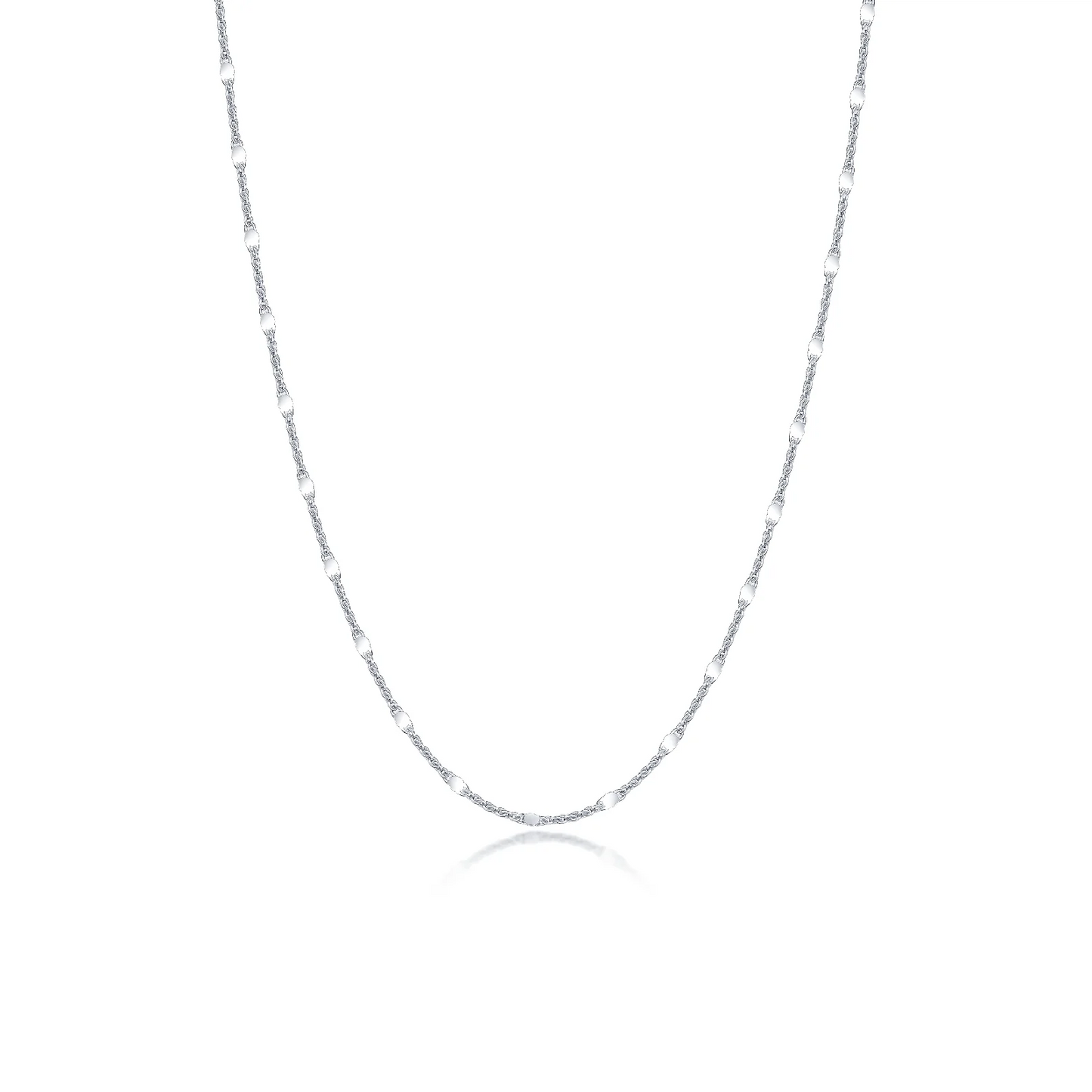 Stella Mirror Chain in Sterling Silve