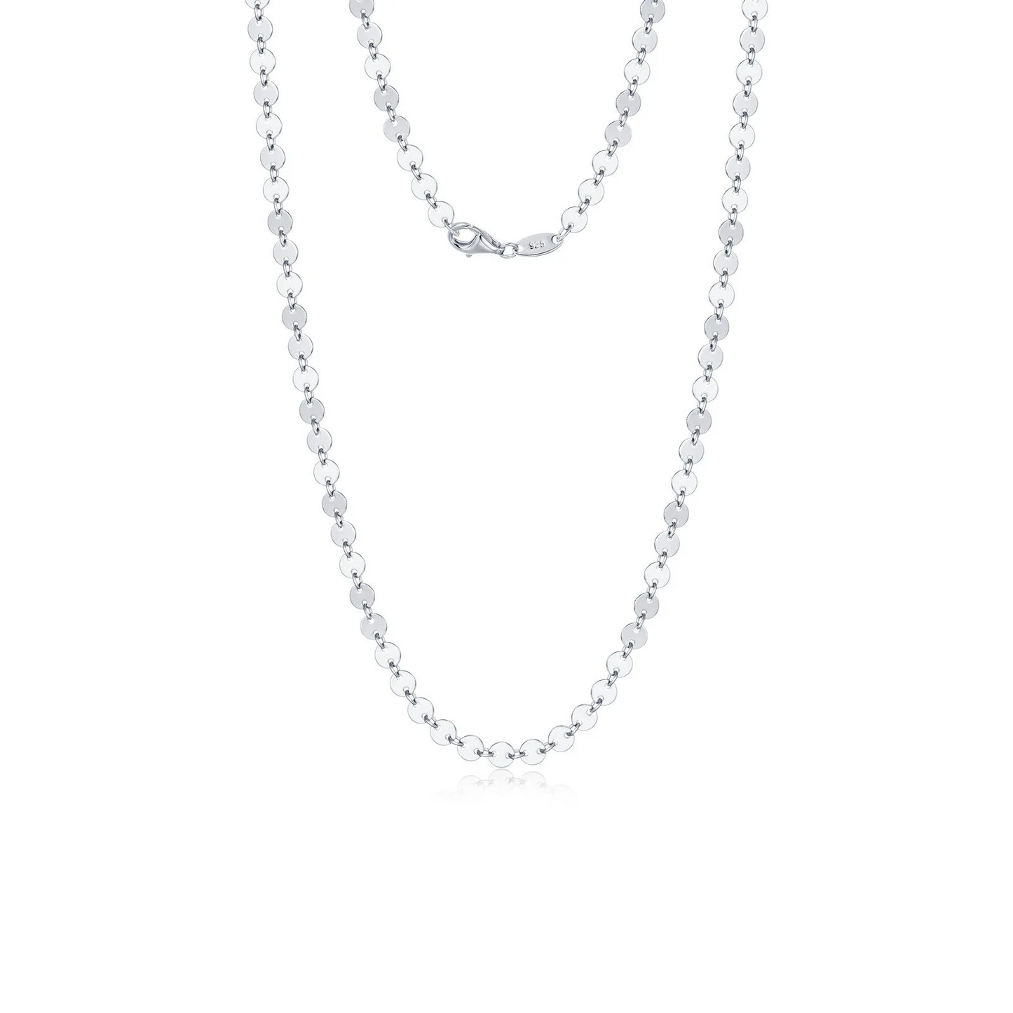 Lola Disc Chain in Sterling Silver