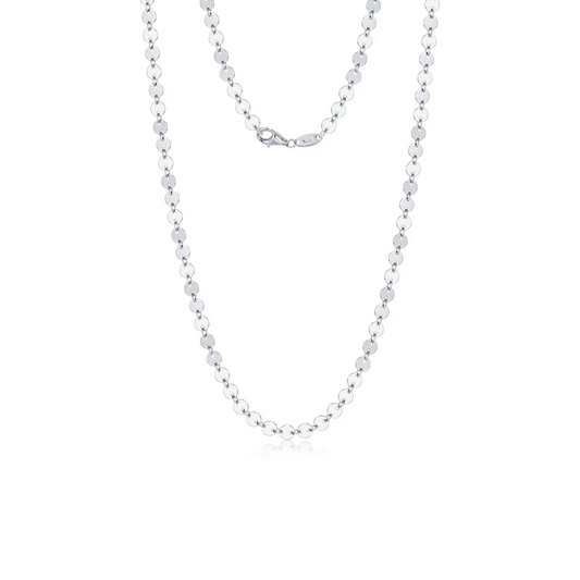 Lola Disc Chain in Sterling Silver