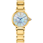 Yellow L Mae Watch in Stainless Steel