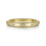 Diamond Stackable Ladies Ring in 14K Yellow Gold