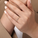 Diamond Stackable Band in 14K Yellow Gold