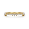 Diamond Stackable Band in 14K Yellow Gold