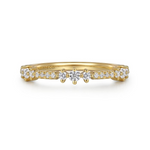 Diamond Stackable Band in 14K Yellow Gold