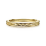 Plain Gold Stackable Ring in 14K Yellow Gold