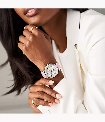 Sporty Sport Sail Two-Tone Peony Silicone Watch by Michele Watches