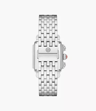 Deco Diamond Stainless Steel Watch by Michele Watches