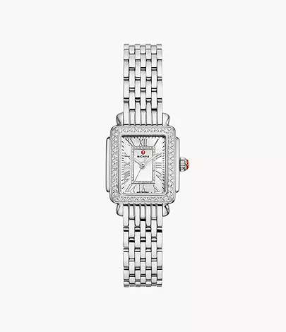 Deco Madison Mini Diamond Stainless Steel Watch by Michele Watches