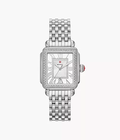 Deco Madison Mid Stainless Diamond Watch by Michele Watches