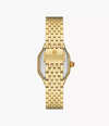 Meggie 18K Gold-Plated Diamond Dial Watch by Michele Watches