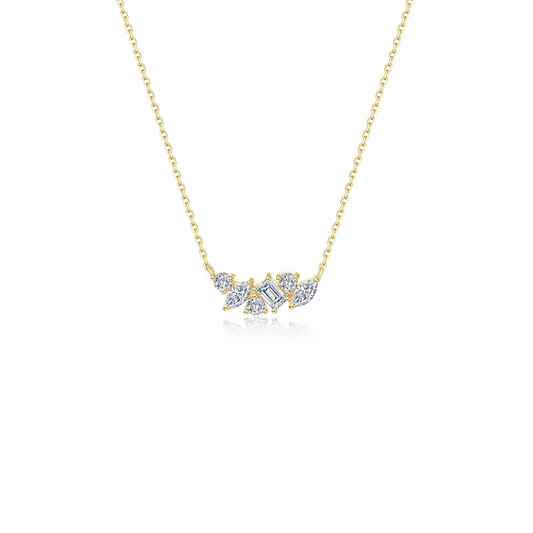 Prismatic Necklace in Gold Plated Sterling Silver