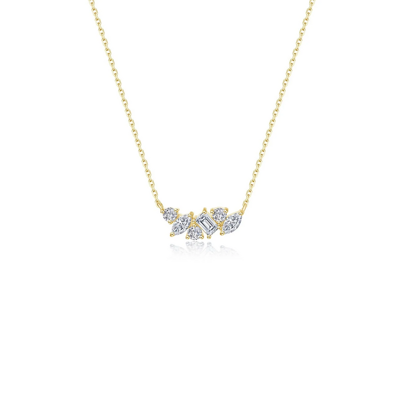 Prismatic Necklace in Gold Plated Sterling Silver
