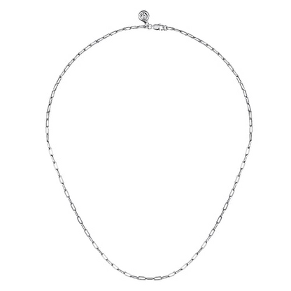 Paperclip Chain in Sterling Silver