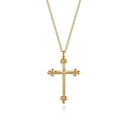 Cross Necklace in 14K Yellow Gold