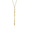 Diamond Cut Vertical Necklace in 14K Yellow Gold