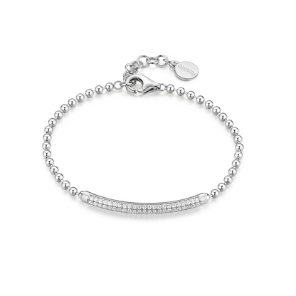 Cubic Zirconia Bianca Bar Bracelet in Sterling Silver