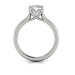Solitaire Engagement Ring in 14K White Gold
