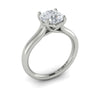 Solitaire Engagement Ring in 14K White Gold