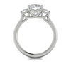 Diamond Three-Stone Engagement Ring in 14K White Gold