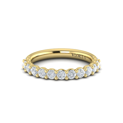 Diamond Band in 14K Yellow Gold