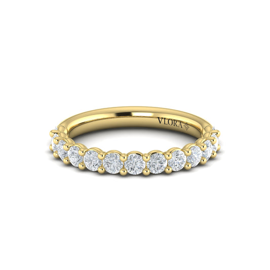 Diamond Band in 14K Yellow Gold