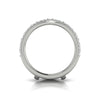Diamond Two Row V Enhancer Band in 14K White Gold