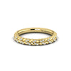 Diamond Floral Band in 14K Yellow Gold