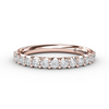 Diamond Wedding Band in 14K Rose Gold